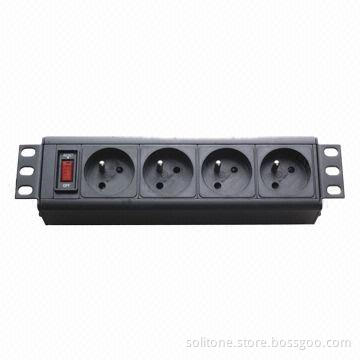 Euro Plug Socket 4-Way PDU